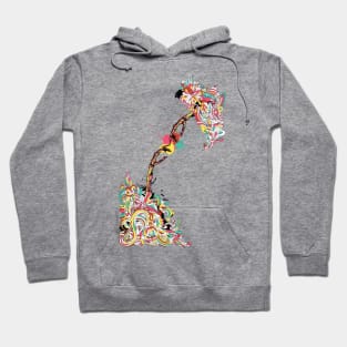 A touch of colour Hoodie